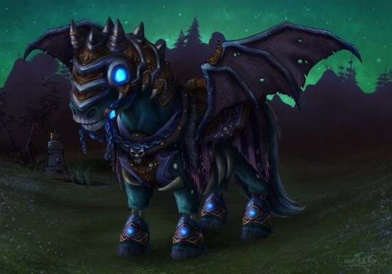 Invincible steed - Arthas' mount.
