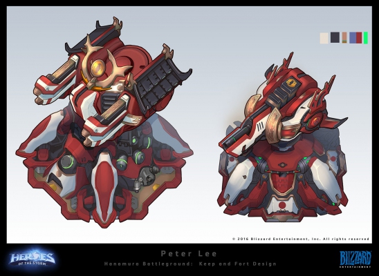 Hanamura Battleground Fort, Keep, Towers and Wall