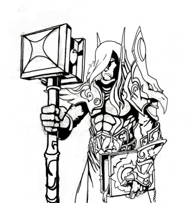 Кровавый эльф паладин