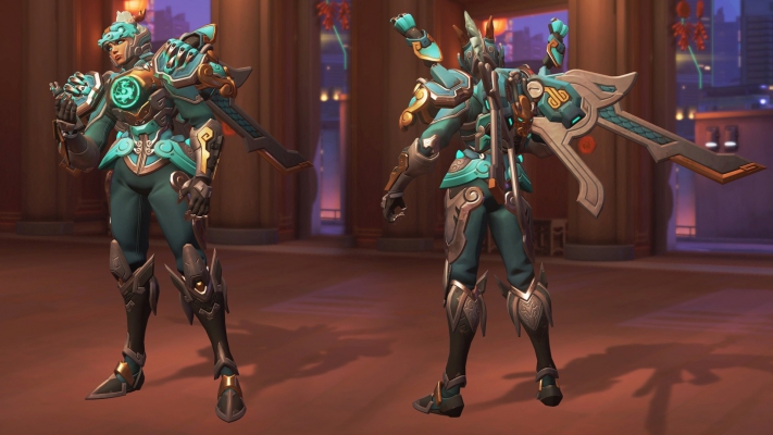 Overwatch - Pharah Quinlong Skin