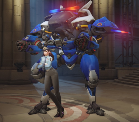Overwatch Officer D.Va Weapons