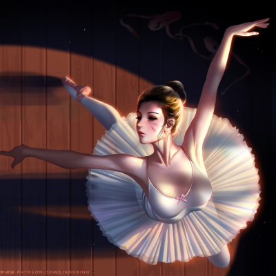 Ballet dancer D.va