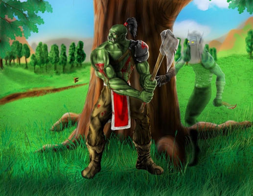 Орк против эльфа