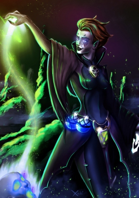 Undead Warlock Moira.