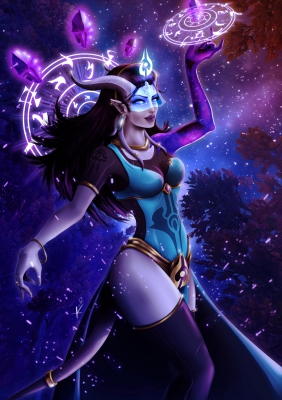 Draenei Mage Symmetra.