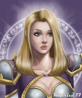 Autographed Portrait of Jaina Proudmoore