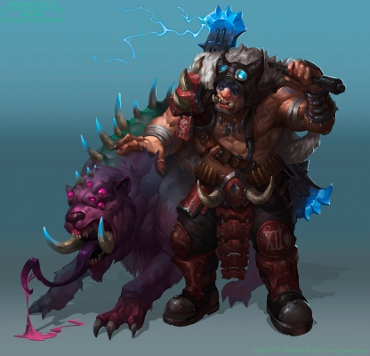 Rexxar - Ogryn's beastmaster "Warcraft 40000 project"