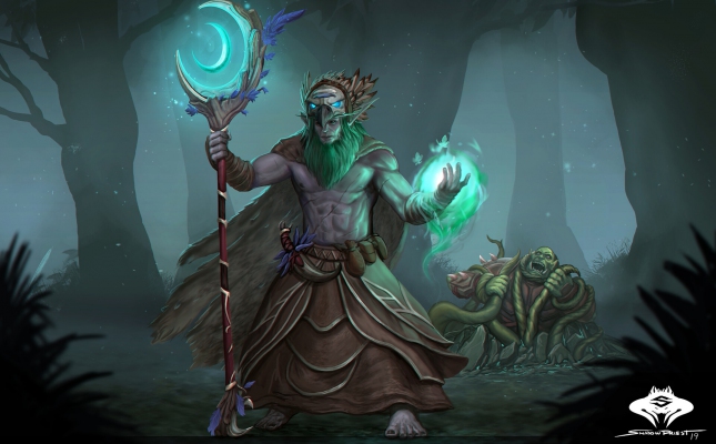 ...Commission: Night Elf Druid III...