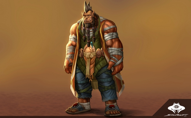 ...Commission: Mag'har Orc Priest...