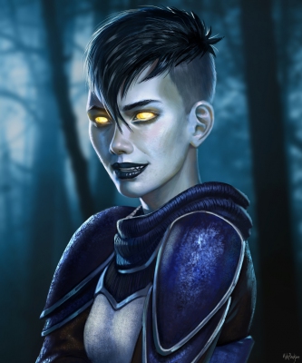 Living Dead Girl Wow Portrait