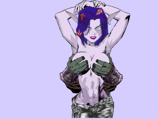 Эльфийка с... орком