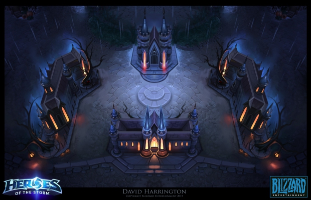 Heroes Of The Storm - Towers Of Doom Town Center