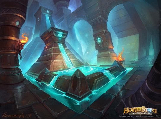 Glowing Pool Illustration for Hearthstone