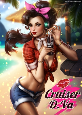Cruiser D.Va Pin-up