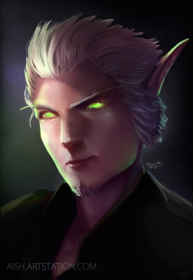 Blood elf portrait