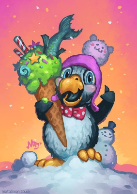 Snowflipper Penguin Alternate