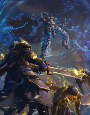 Lich King raid at the Frozen Throne