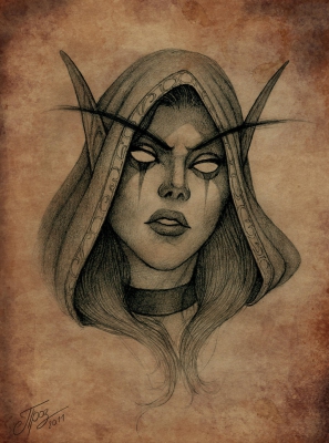  Sylvanas WindRunner sketch