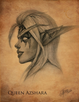 Queen Azshara - Sketch